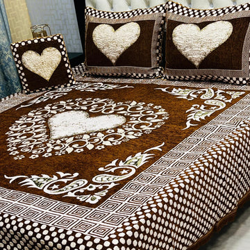 4Pc Velvet Jaquard Bedsheet