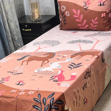 4 PC Export Quality Single Bed sheets