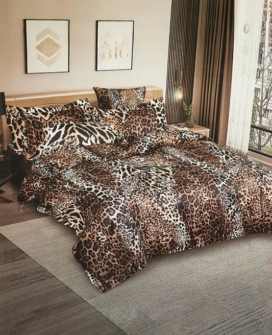 7 Pcs Quilted Comforter Set